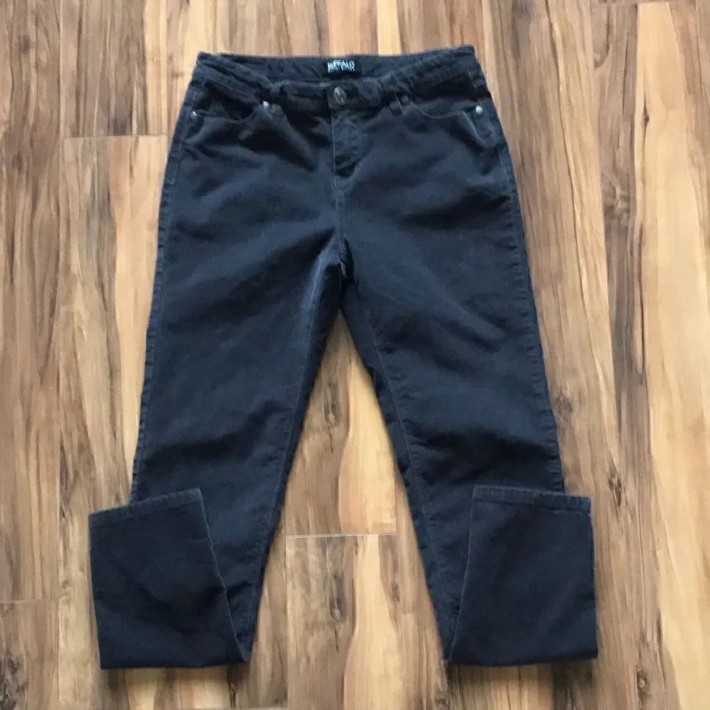 Buffalo David Bitton Supreme Black Corduroy Pants